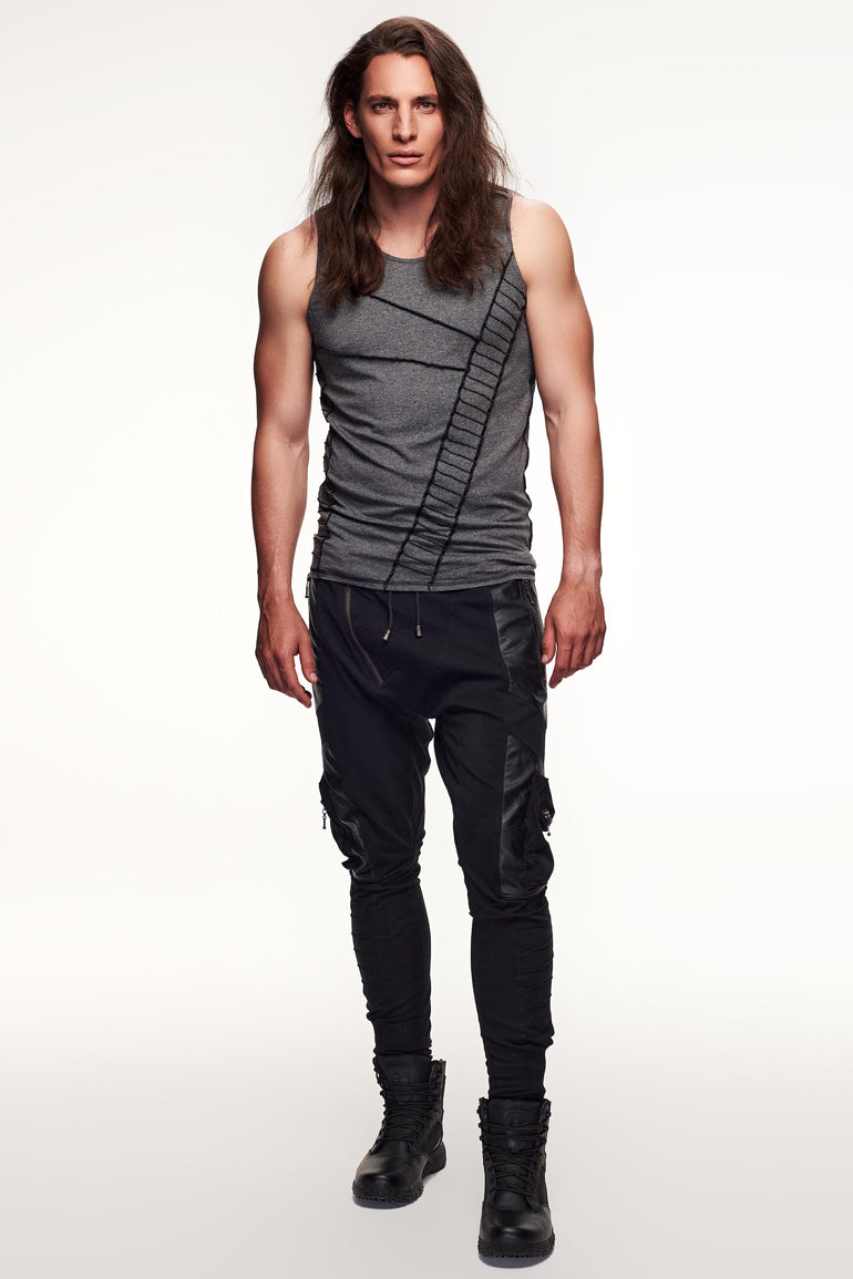 Alpha Tank Top - Grey festival goes