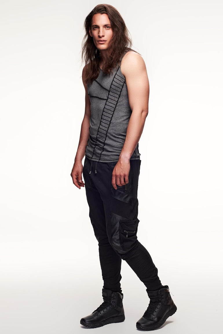 Alpha Tank Top - Grey festival goes
