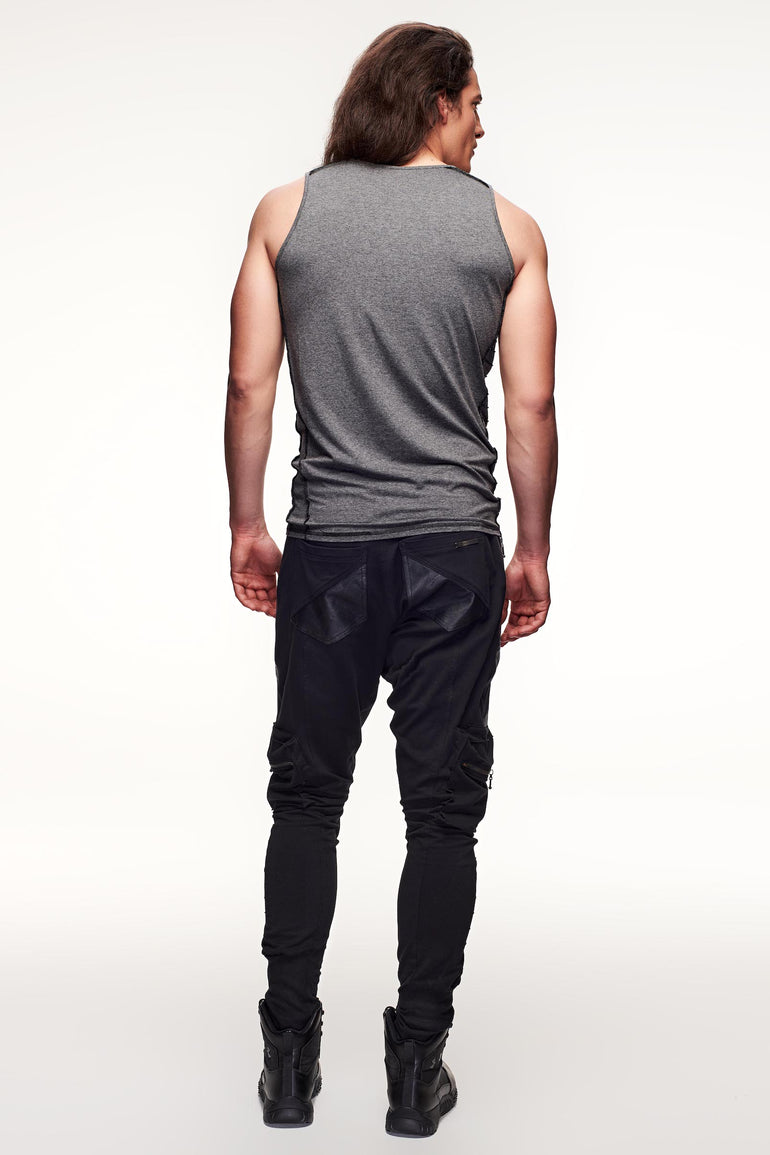 Alpha Tank Top - Grey festival goes