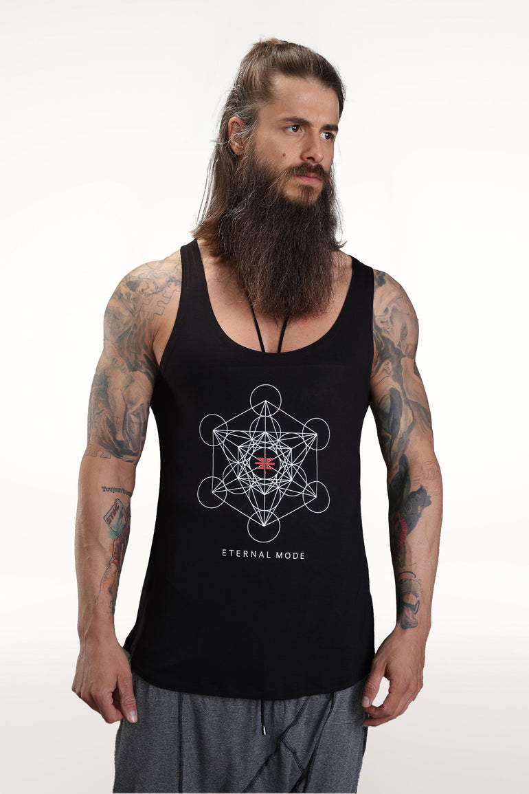 EM Logo Tank Top - Black