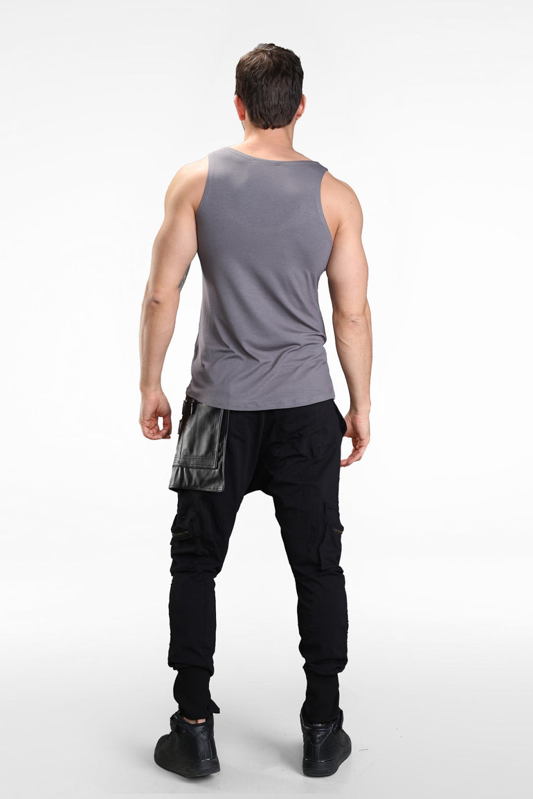 EM Logo Tank Top - Grey