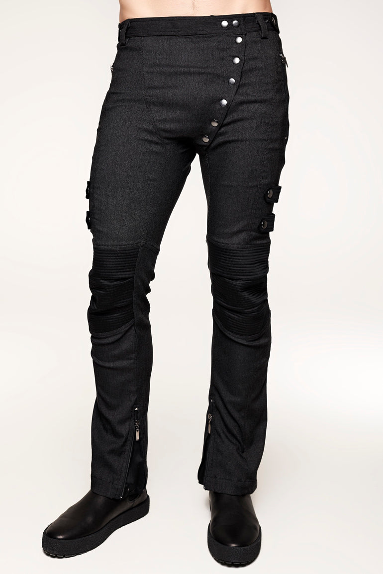 Edge Snap Pants - Charcoal
