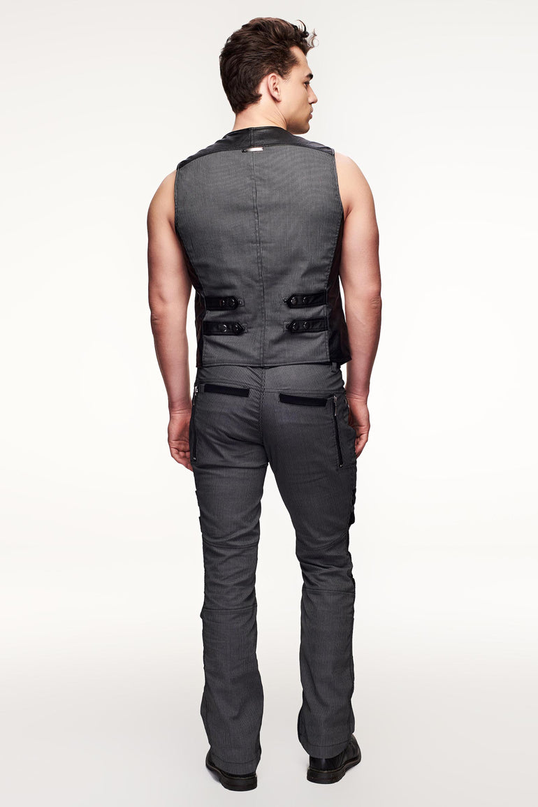 Helix Vest - Grey Stripe