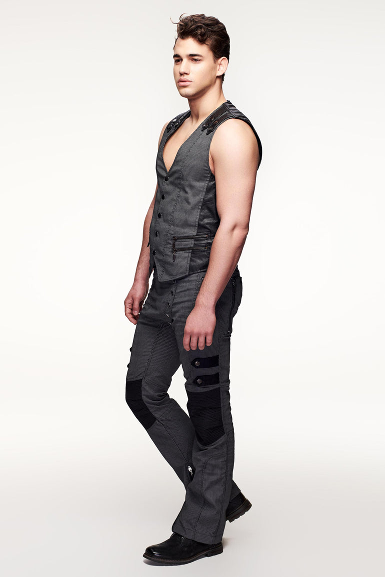 Helix Vest - Grey Stripe