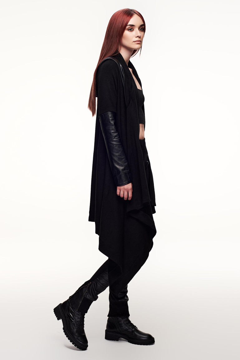 Lyra Sweater Cardigan Woman- Black