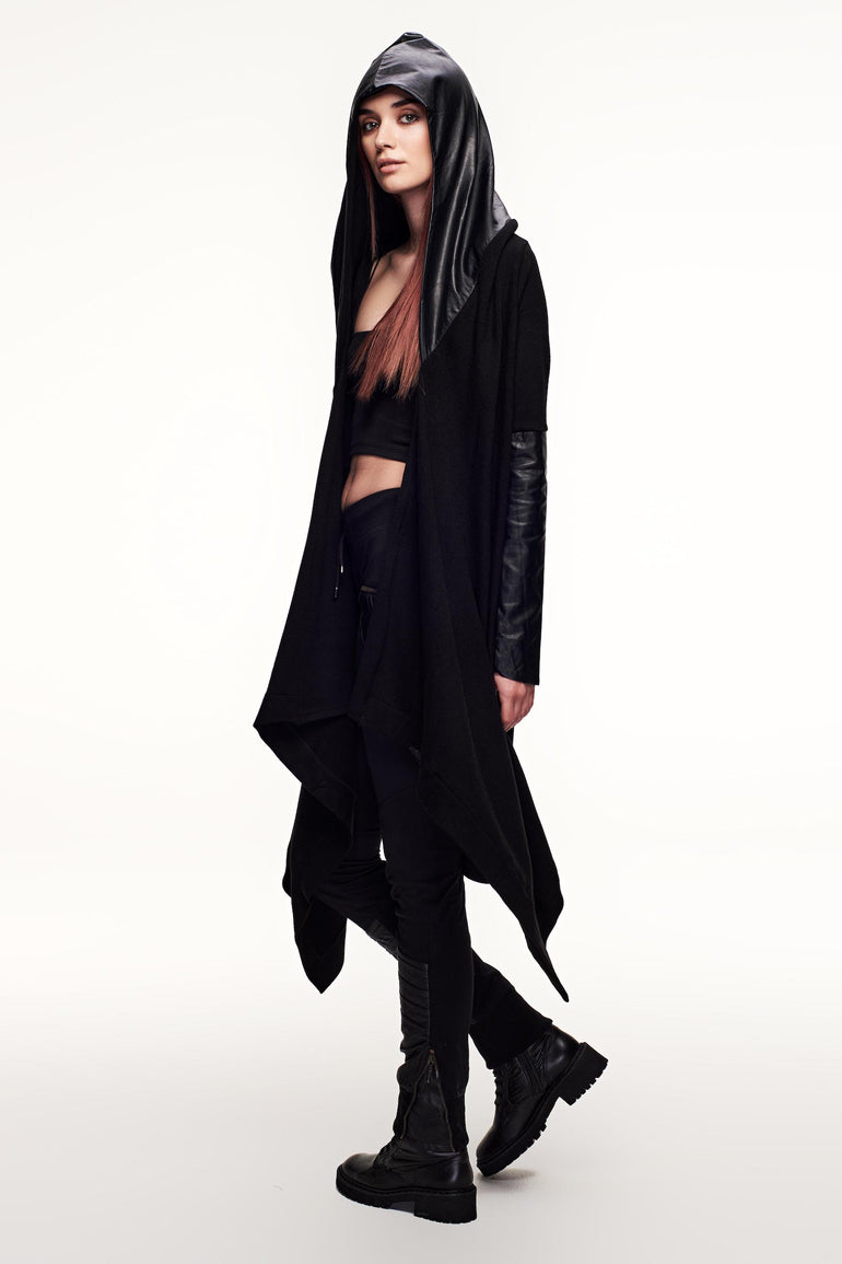 Lyra Sweater Cardigan Woman- Black