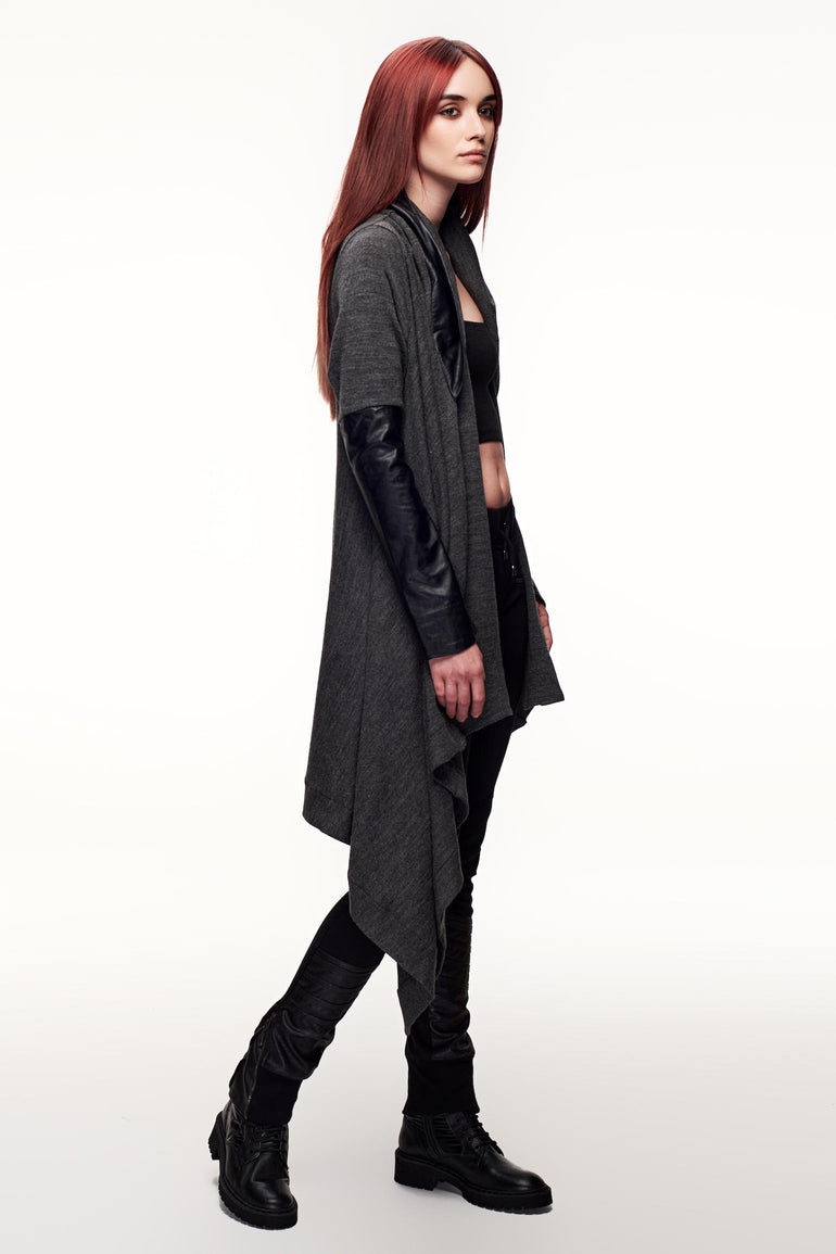 Lyra Sweater Cardigan Woman- Grey