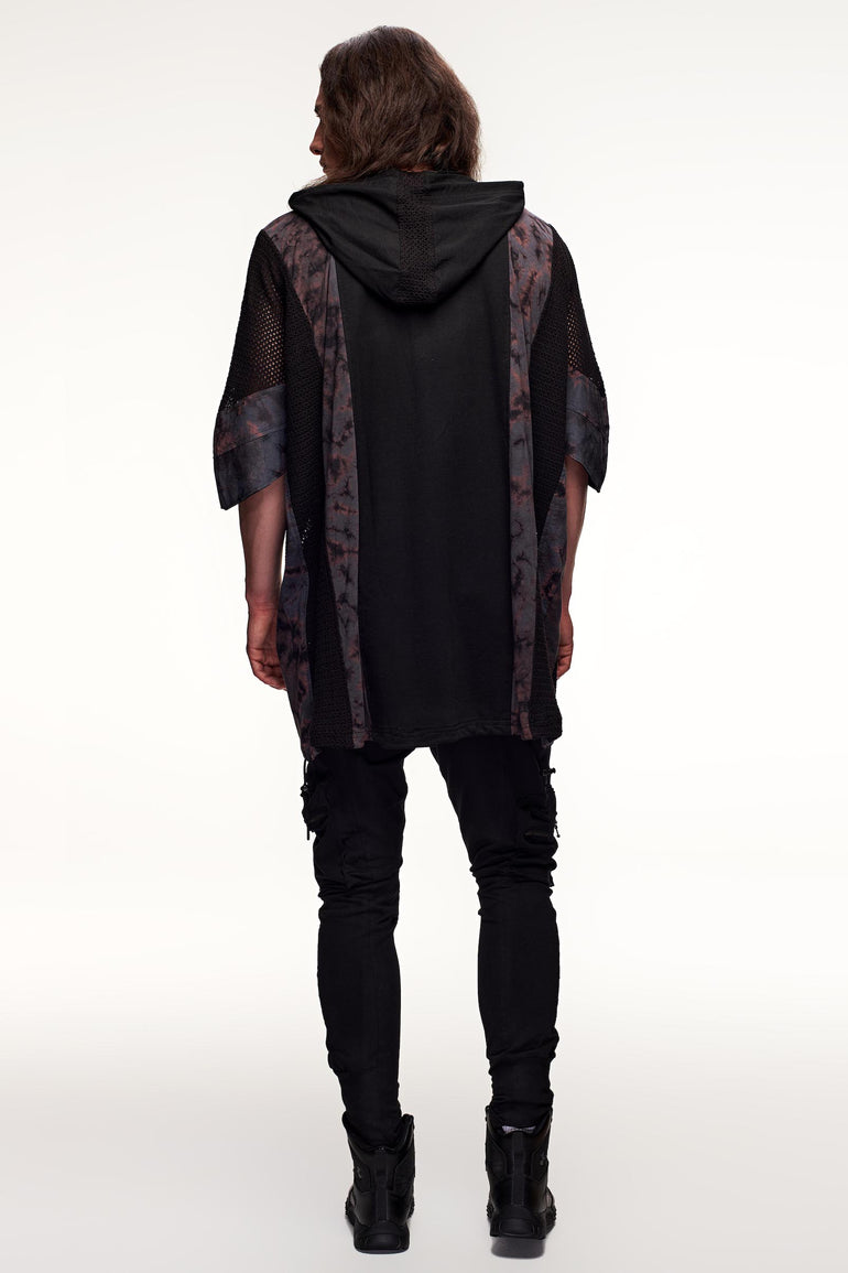 Poncho Coat - Distressed