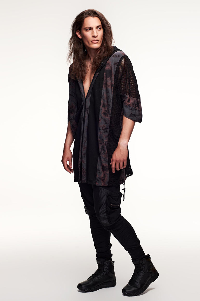Poncho Coat - Distressed
