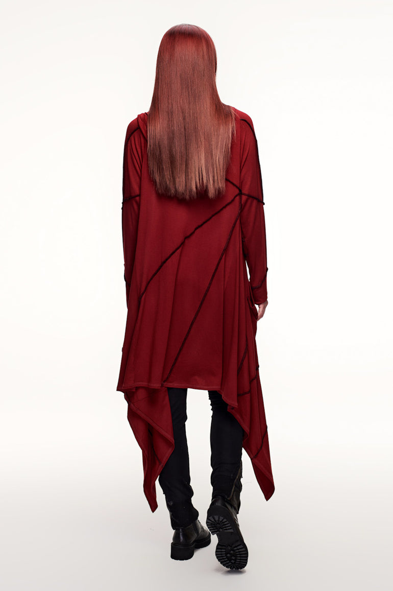 Unity Cardigan Woman - Crimson
