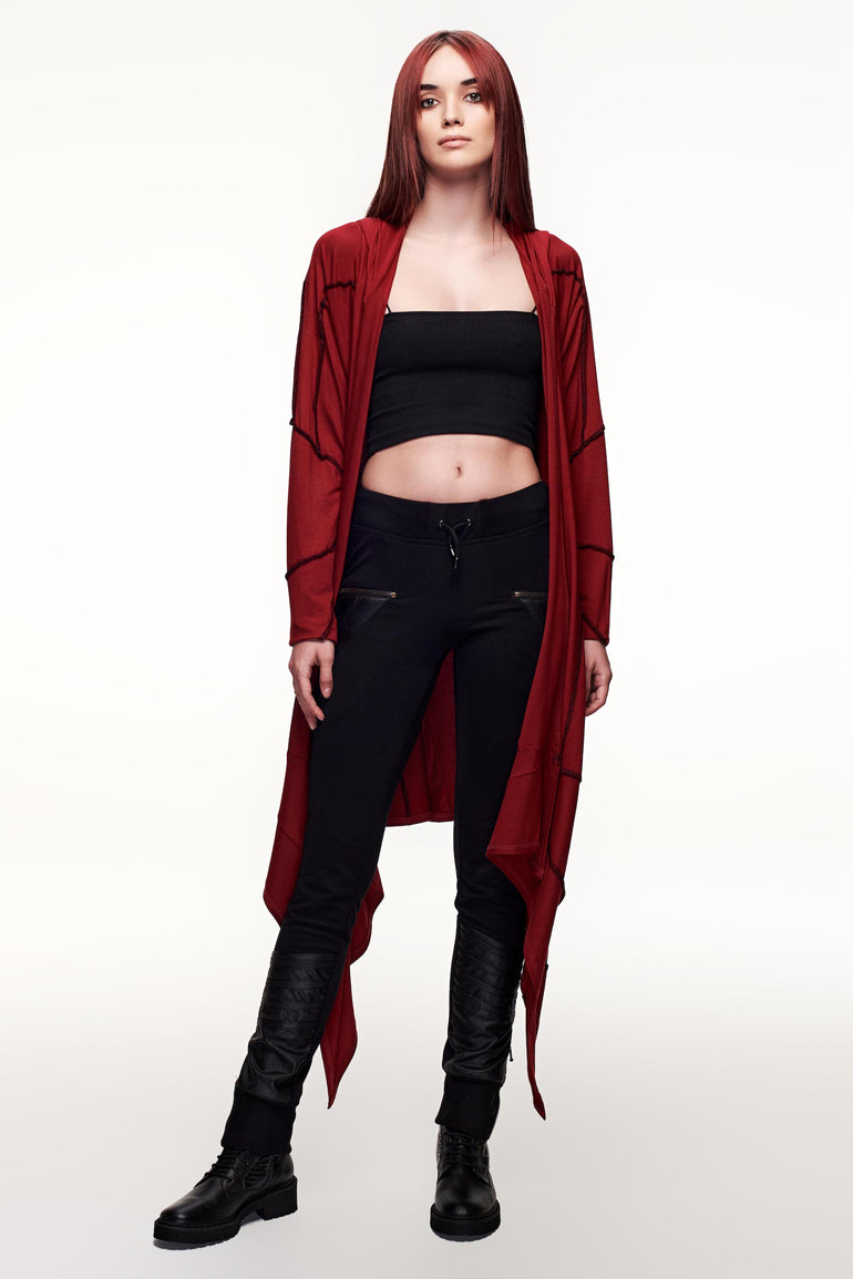 Unity Cardigan Woman - Crimson