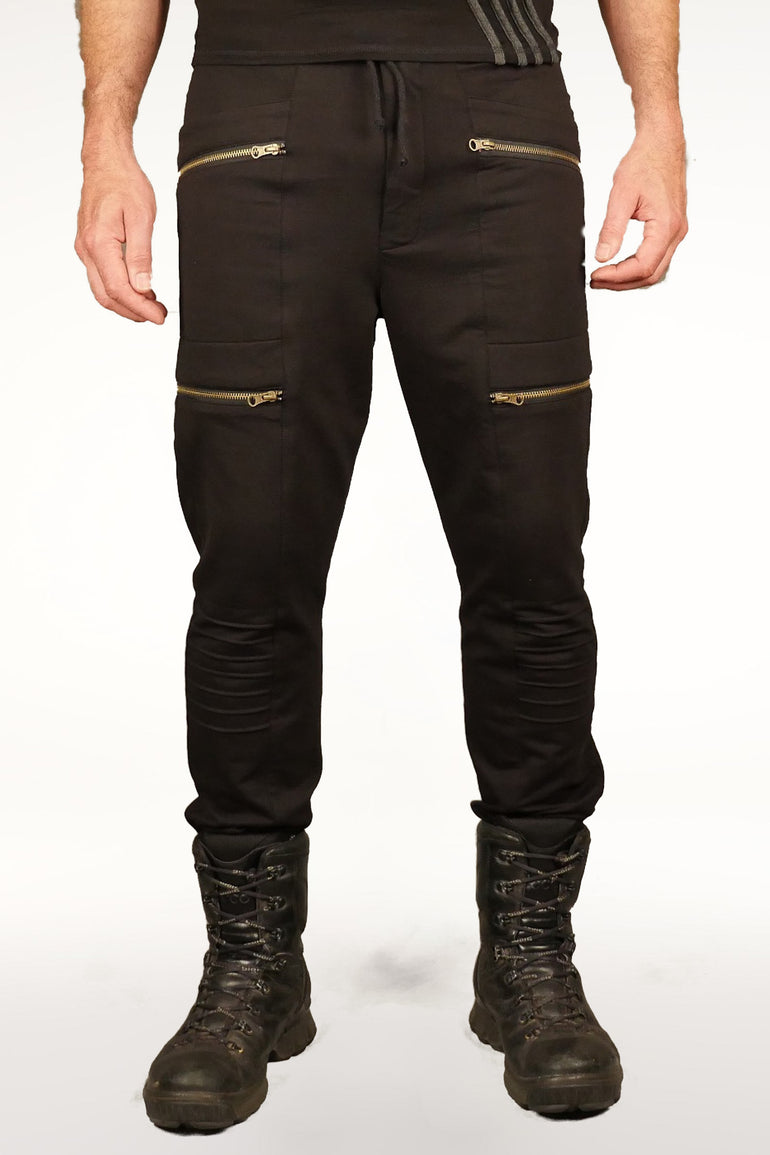 Zipper Pants - Black