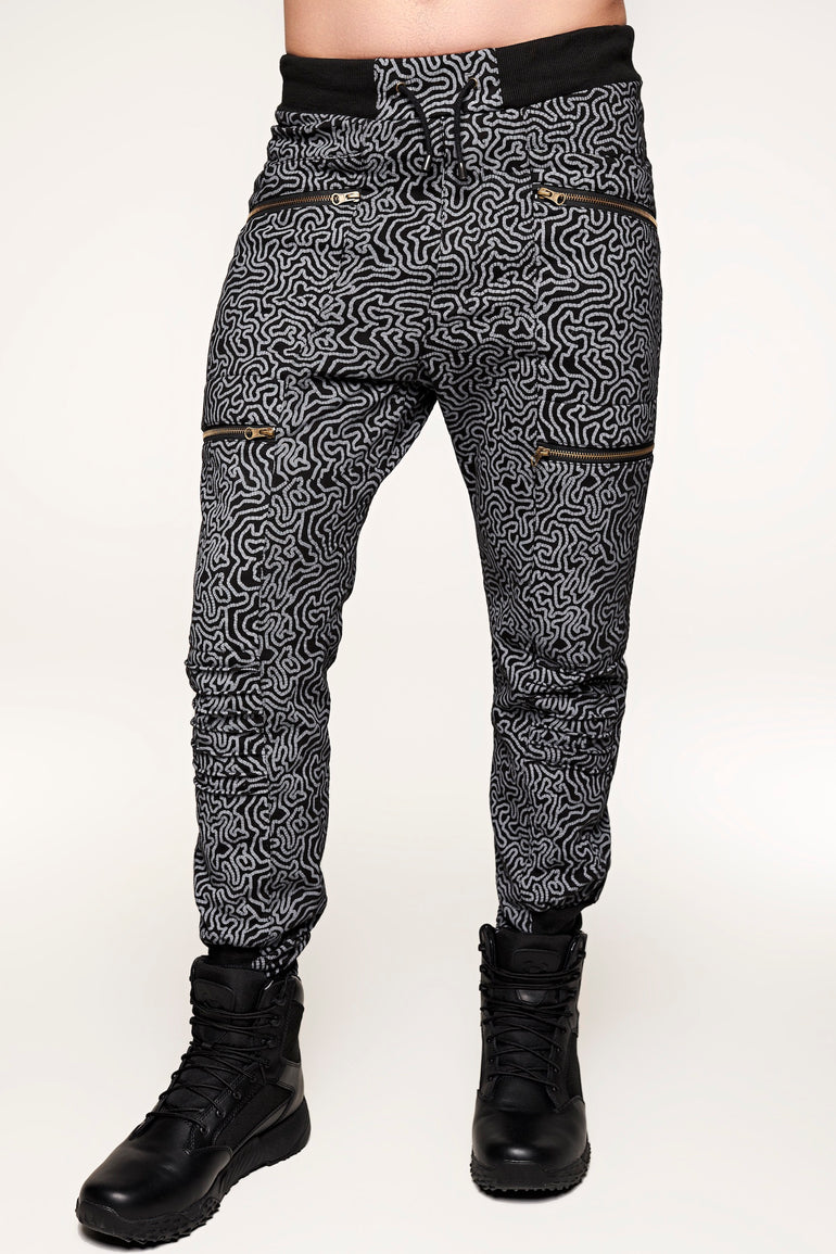 Zipper Pants - Black
